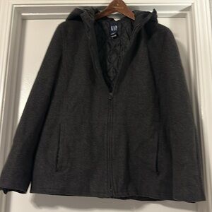 Gap women’s coat 80% recycled wool size large